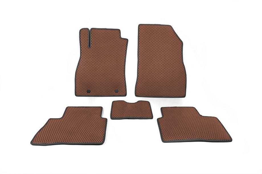 Nissan Juke 2010–2019 EVA-auton matot (ruskea) Image