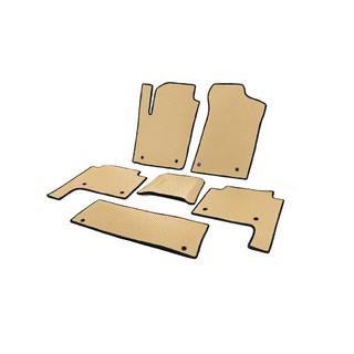 Sisätilan lattiamatot 3 riviä (EVA, beige) Nissan Patrol Y62 2010–2024 kuva 2