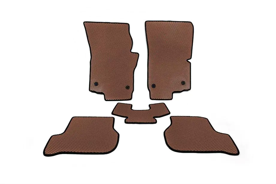 Seat Leon 2005–2012 EVA-auton matot (ruskea) Image
