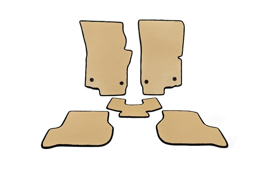 Seat Leon 2005–2012 EVA-lattiamatot (Beige) Image