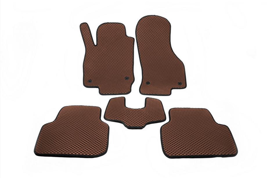 Skoda Octavia IV A8 2020– EVA-auton matot (ruskea) Image