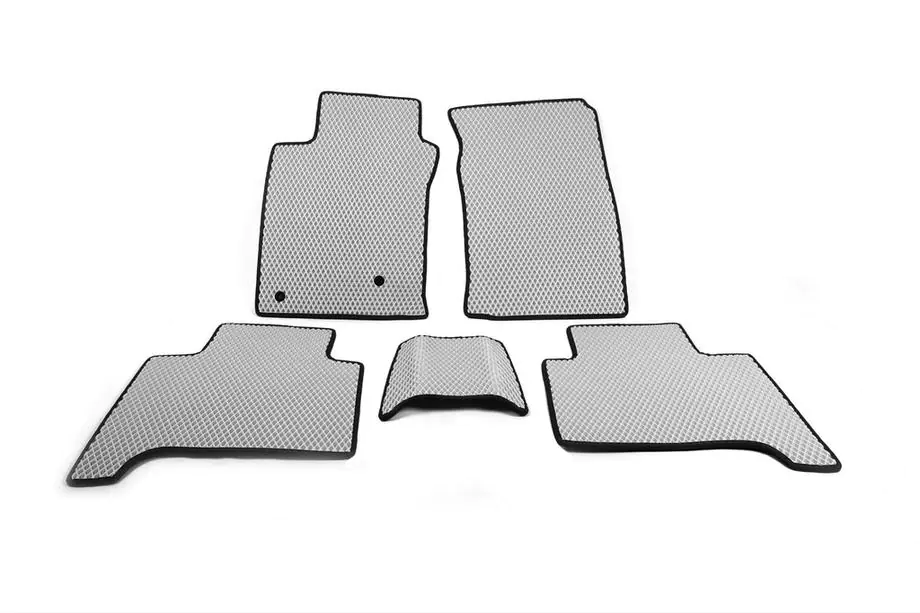 Toyota Land Cruiser Prado 120 2002–2009 EVA-lattiamatot (2 riviä, harmaa) Image