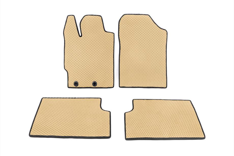 Toyota Yaris 2010–2020 EVA-lattiamatot polttomoottoriversioon (Beige) Image