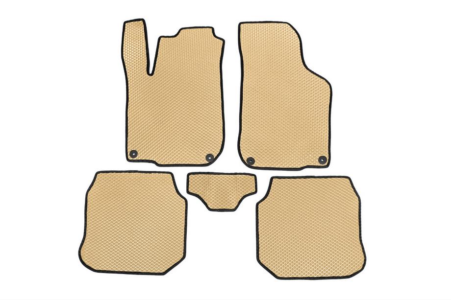 Volkswagen Golf 4 1997–2006 EVA-lattiamatot (Beige) Image