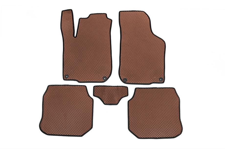 Volkswagen Bora 1998–2004 EVA-auton matot (ruskea) Image