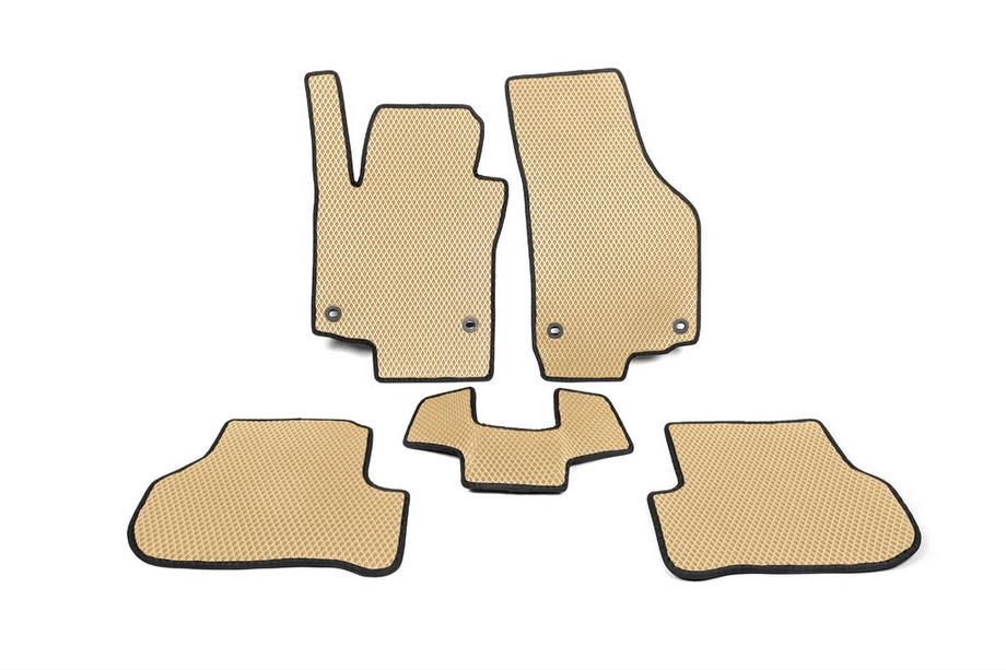 Volkswagen Jetta 2006–2011 EVA-lattiamatot (Beige) Image