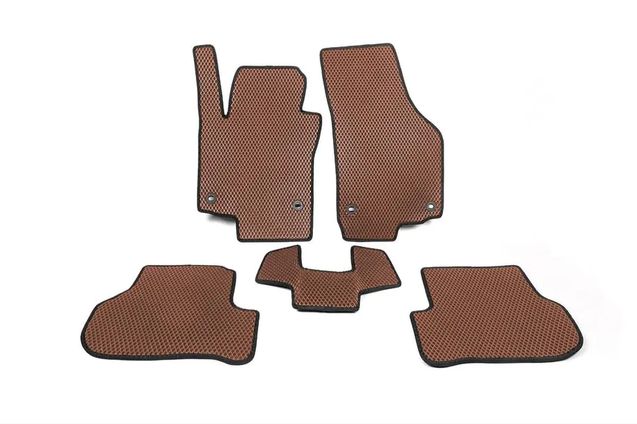 Volkswagen Jetta 2006–2011 EVA-auton matot (ruskea) Image