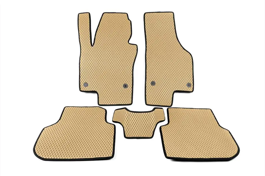 Volkswagen Jetta 2011–2018 EVA-lattiamatot (Beige) Kuva 1
