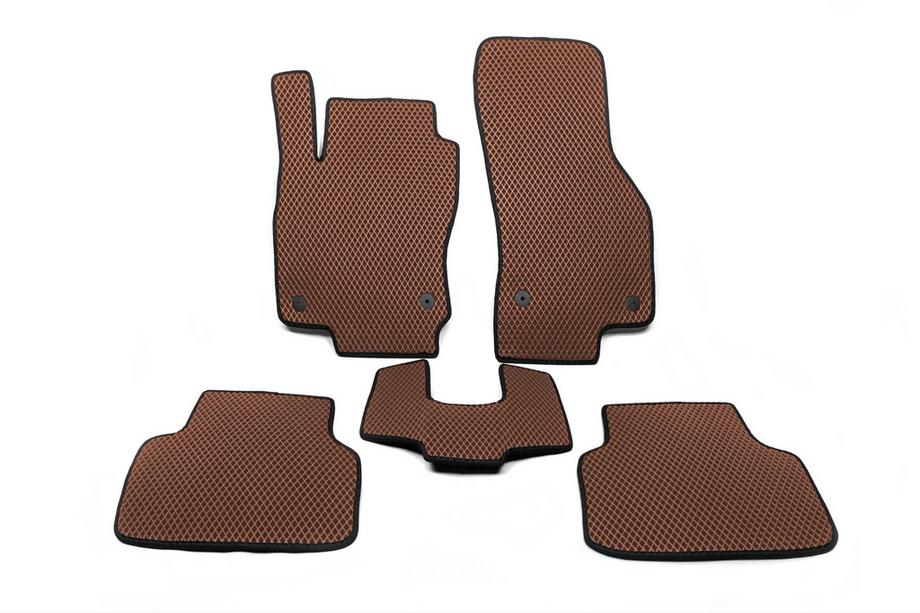 Volkswagen Passat B8 2015–2023 EVA-lattiamatot (EU, ruskea) Image