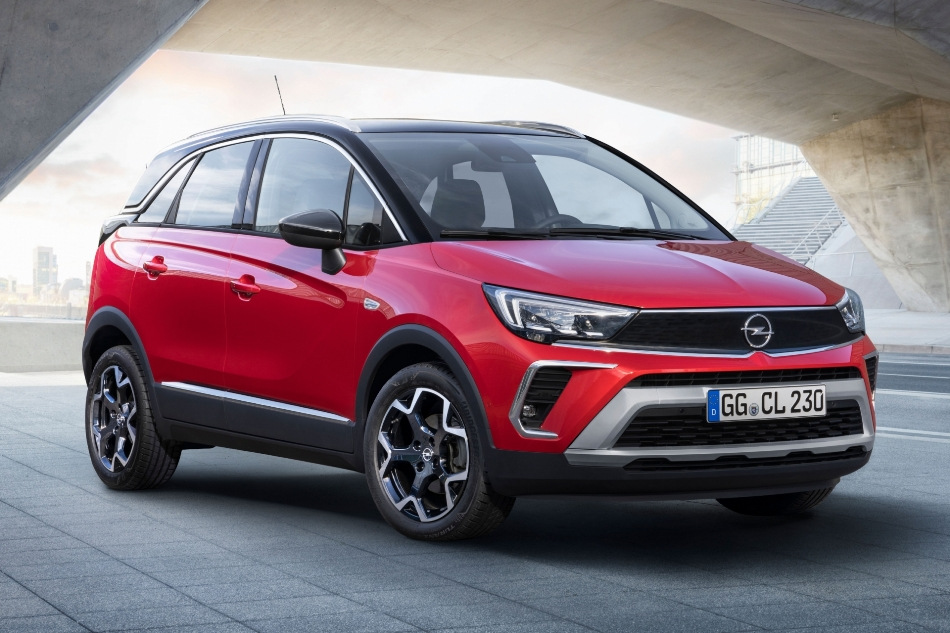 Opel Crossland: uudistettu kaupunkicrossover