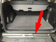 Toyota Land Cruiser Prado 150 2009–2023 Takaoven kynnyslista (ABS) kuva 1