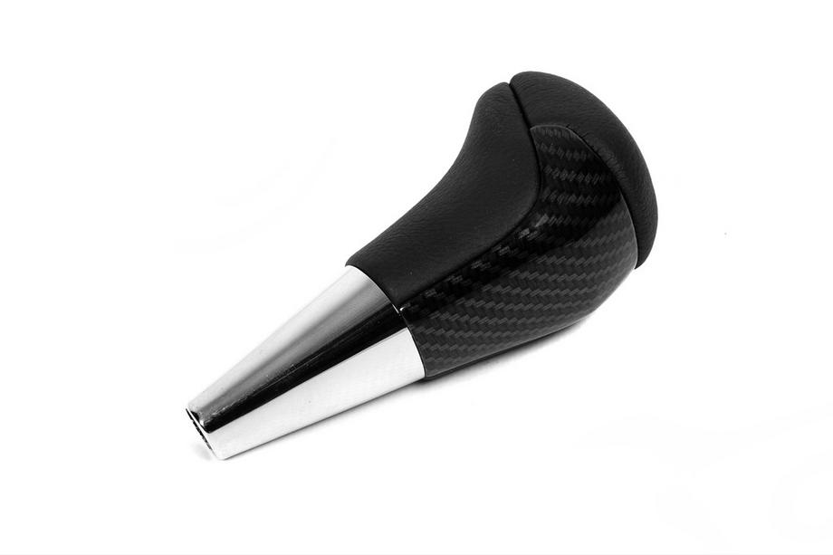 Toyota Land Cruiser 200 2007–2021 Vaihdekepin nuppi (musta nahka + hiilikuitu) Kuva 7