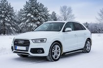 Audi Q3 2011–2019 Sivuporrast Shining V1 (2 kpl, alumiini) kuva 1