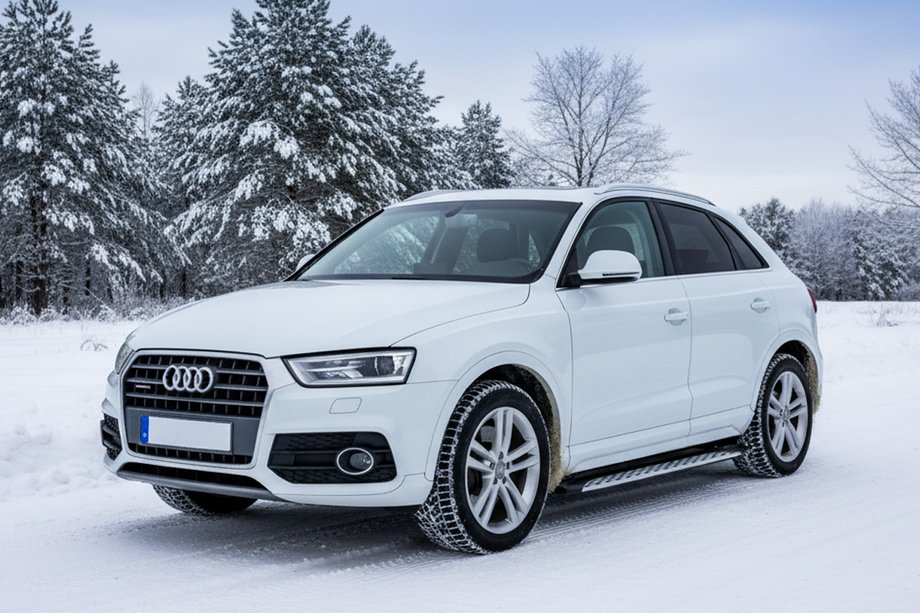Audi Q3 2011–2019 Sivuporrast Shining V1 (2 kpl, alumiini) Image