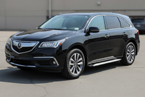 Acura MDX 2013–2020 Sivuporrast Shining V1 (2 kpl, alumiini) kuva 1