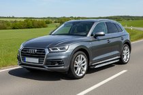 Audi Q5 2017–2025 Sivuporrast Shining V1 (2 kpl, alumiini) kuva 1
