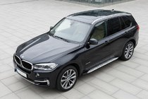 BMW X5 F15 2013–2018 Sivuporrast Shining V1 (2 kpl, alumiini) kuva 1