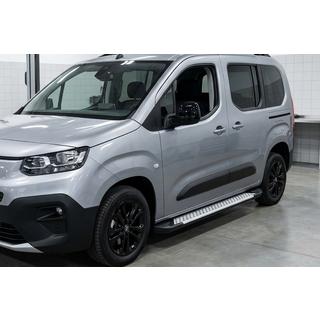 Allmond Grey -sivuporrassarja (2 kpl, alumiini) Fiat Doblo III 2023– kuva 1