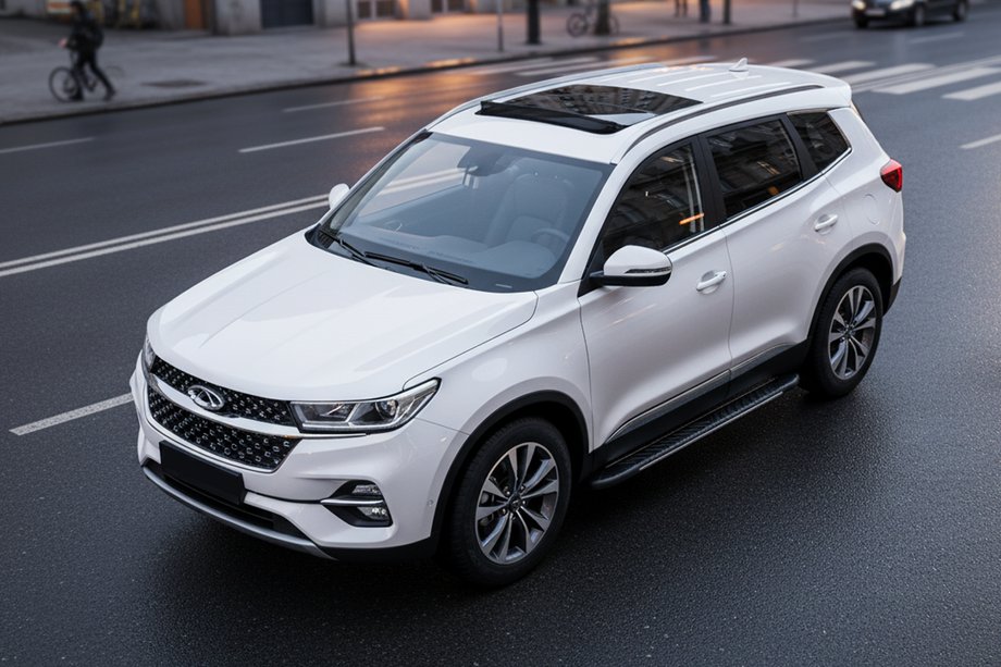Chery Tiggo 7 2020– Bosphorus Grey -sivuastinlaudat (2 kpl, alumiini) Image
