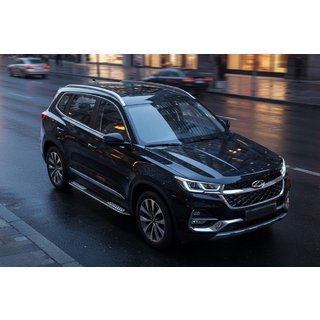 Tayga V2 sivukynnykset (2 kpl, alumiini) Chery Tiggo 7 2020– kuva 1