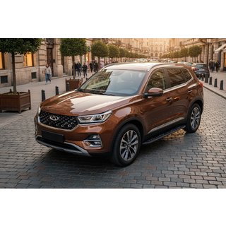 Tayga Black sivuaskelmat (2 kpl, alumiini) Chery Tiggo 7 2020– kuva 1