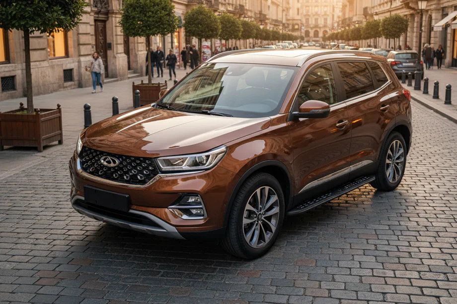 Chery Tiggo 7 2020– Tayga Black sivuaskelmat (2 kpl, alumiini) Image