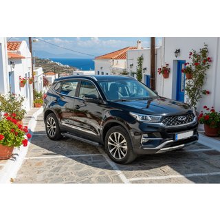 Sivuastinlaudat New Vision Black (2 kpl, alumiini) Chery Tiggo 7 2020– kuva 1