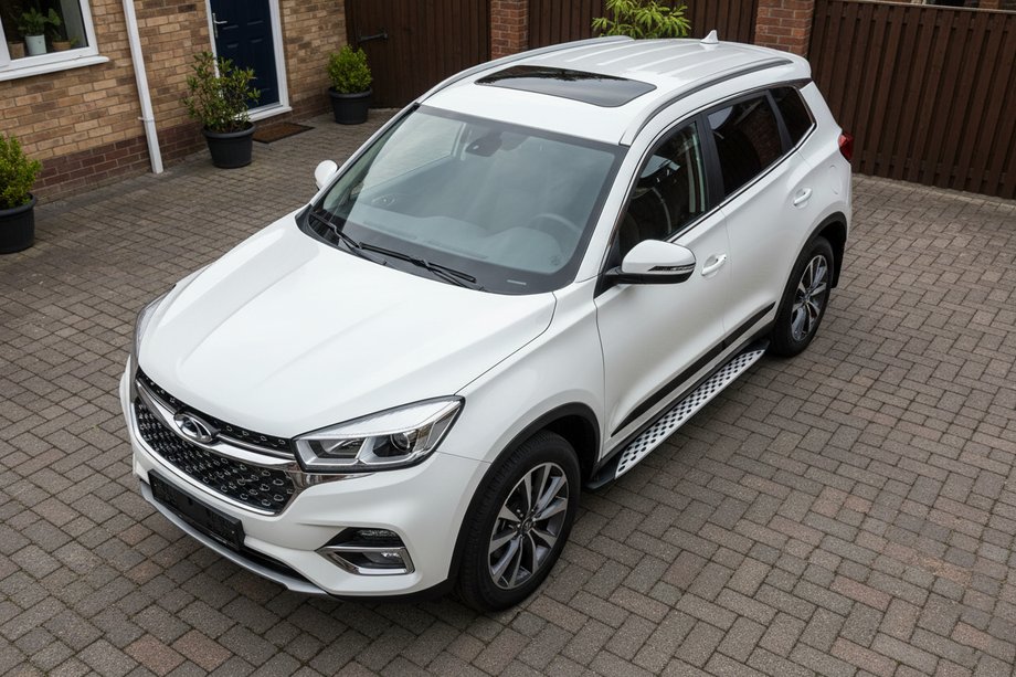 Chery Tiggo 8 2017– Sivuporras Shining (2 kpl, alumiini) Image
