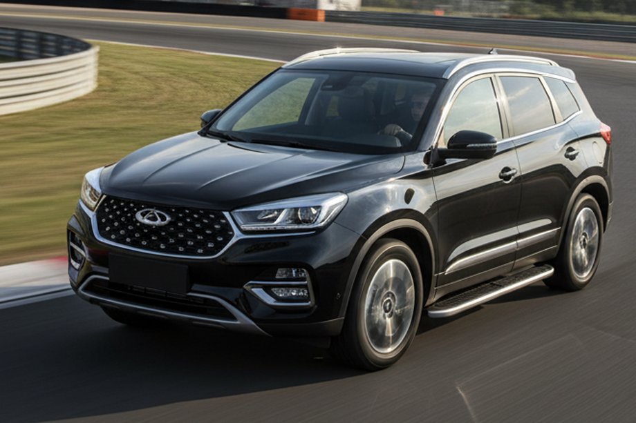 Chery Tiggo 8 2017– Tayga Grey -sivuaskelmat (2 kpl, alumiini) Image