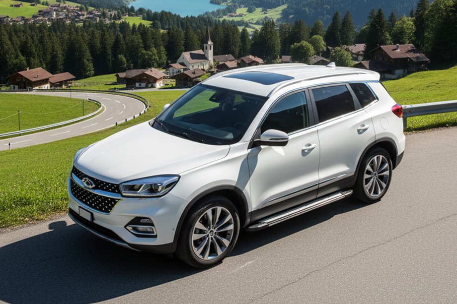 Chery Tiggo 8 2017– Rainbow sivuporrassarja (2 kpl, alumiini) Image