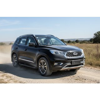Bosphorus Black sivuastinlaudat (2 kpl, alumiini) Chery Tiggo 8 2017– kuva 1