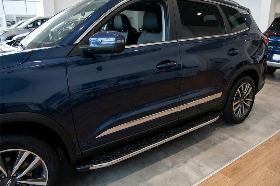 Chery Tiggo 8 2017– Blackline sivuaskelmat (2 kpl, alumiini) Image