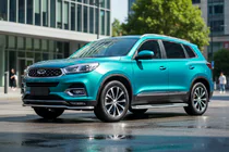 Chery Tiggo 8 2017– Tayga V2 sivukynnykset (2 kpl, alumiini) kuva 1