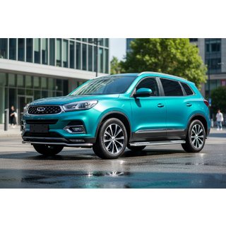 Tayga V2 sivukynnykset (2 kpl, alumiini) Chery Tiggo 8 2017– kuva 1