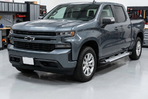Chevrolet Silverado 2019– Allmond Grey -sivuporrassarja (2 kpl, alumiini) kuva 1