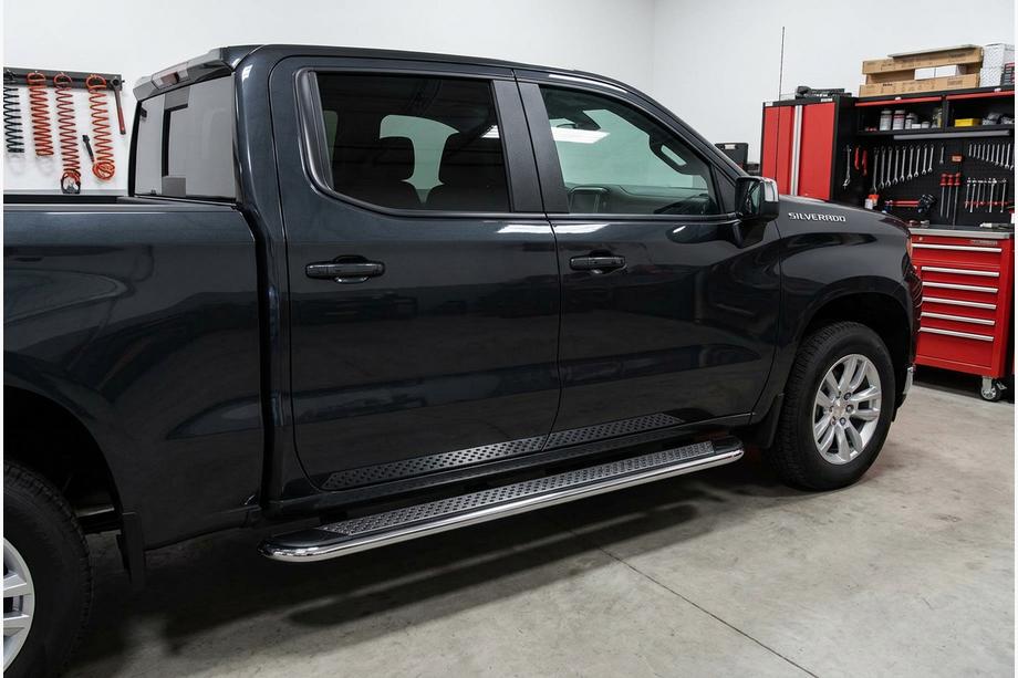 Chevrolet Silverado 2019– Sivuastinlaudat Maydos V2 (2 kpl, alumiini) Image