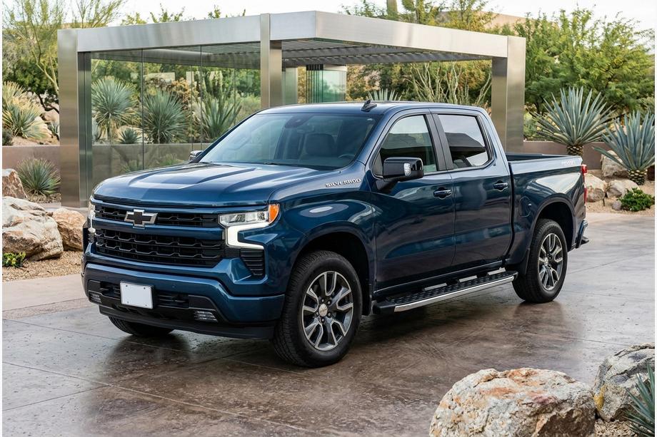 Chevrolet Silverado 2019– Blackline sivuaskelmat (2 kpl, alumiini) Image