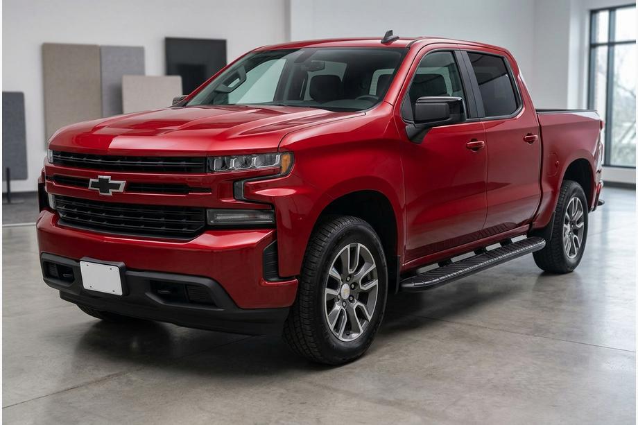 Chevrolet Silverado 2019– Bosphorus Black sivuastinlaudat (2 kpl, alumiini) Image