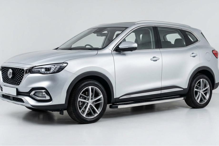 MG HS 2018– BlackLine-sivuporrast (2 kpl, alumiini) Image