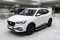 MG HS 2018– Sivuportaat Tayga Grey (2 kpl, alumiini) kuva 1