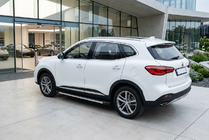 MG HS 2018– Sivuportaat Maya V1 (2 kpl, alumiini) kuva 1