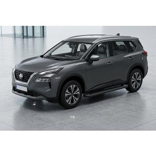 Allmond Black sivuportaat (2 kpl, alumiini) Nissan X-trail T33/Rogue 2022– kuva 1