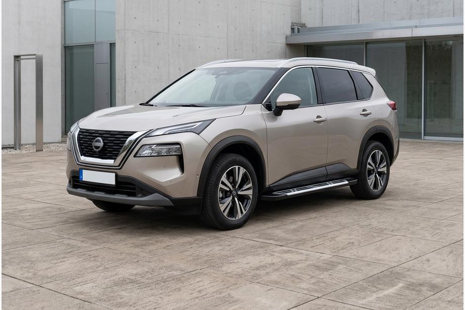 Nissan X-trail T33/Rogue 2022– Sunrise sivuportaat (2 kpl, alumiini) Image