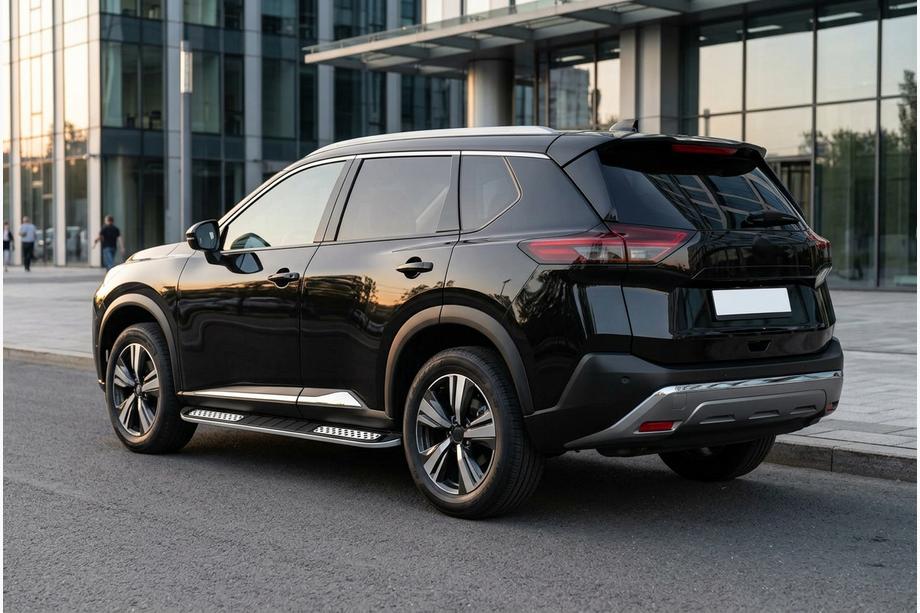Nissan X-trail T33/Rogue 2022– Tayga V2 sivukynnykset (2 kpl, alumiini) Image