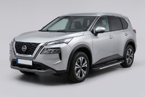 Nissan X-trail T33/Rogue 2022– Sivuastinlaudat Bosphore Grey (2 kpl, alumiini) kuva 1