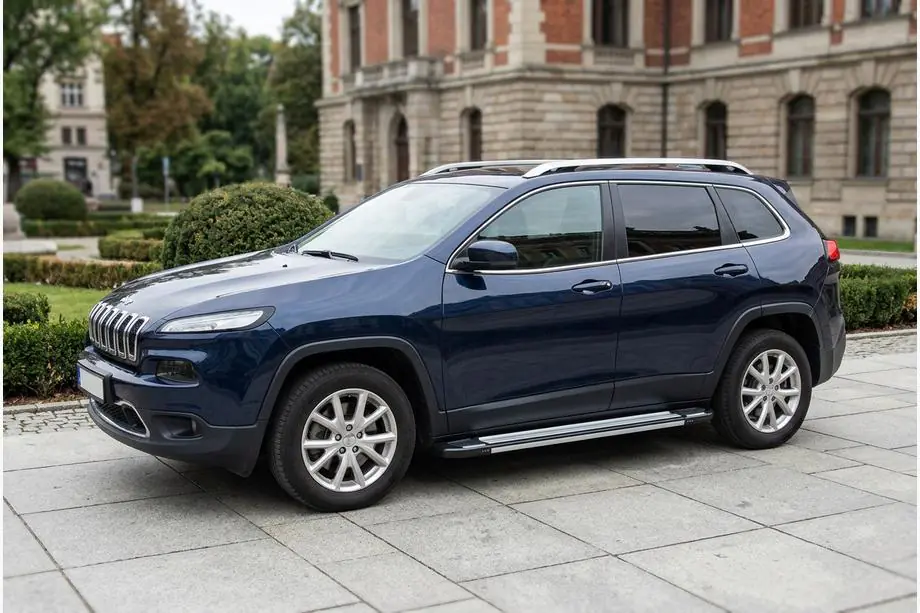 Jeep Cherokee KL 2013– Rainbow sivuportaat (2 kpl, alumiini) Image