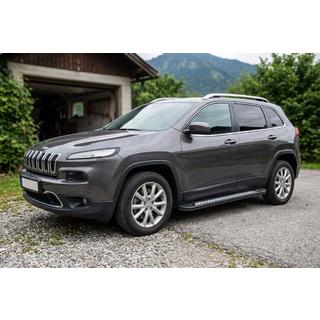 Sivuporrastangot Vision New Black (2 kpl, alumiini) Jeep Cherokee KL 2013– kuva 1