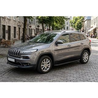 Sivukynnykset Tayga Black (2 kpl, alumiini) Jeep Cherokee KL 2013– kuva 1