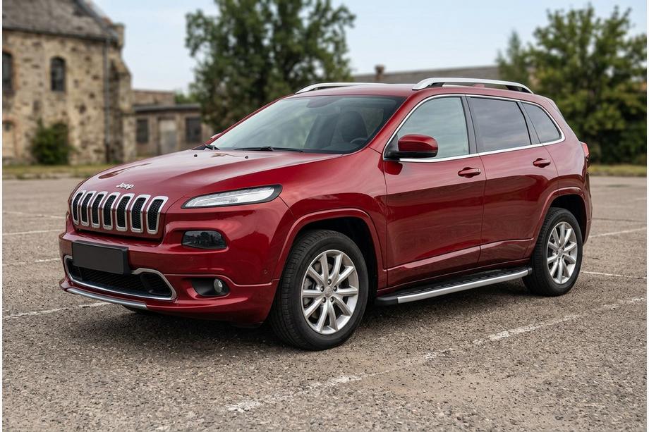 Jeep Cherokee KL 2013– Sivuporraslaudat Fullmond (2 kpl, alumiini) Image