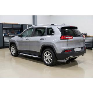 Allmond Grey -sivukynnykset (2 kpl, alumiini) Jeep Cherokee KL 2013– kuva 1